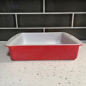 Vintage Pink Pyrex Square Baking Dish